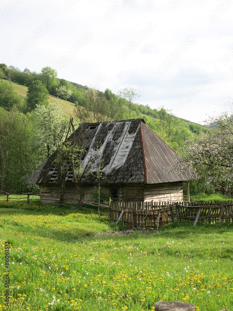 Старый деревенский дом