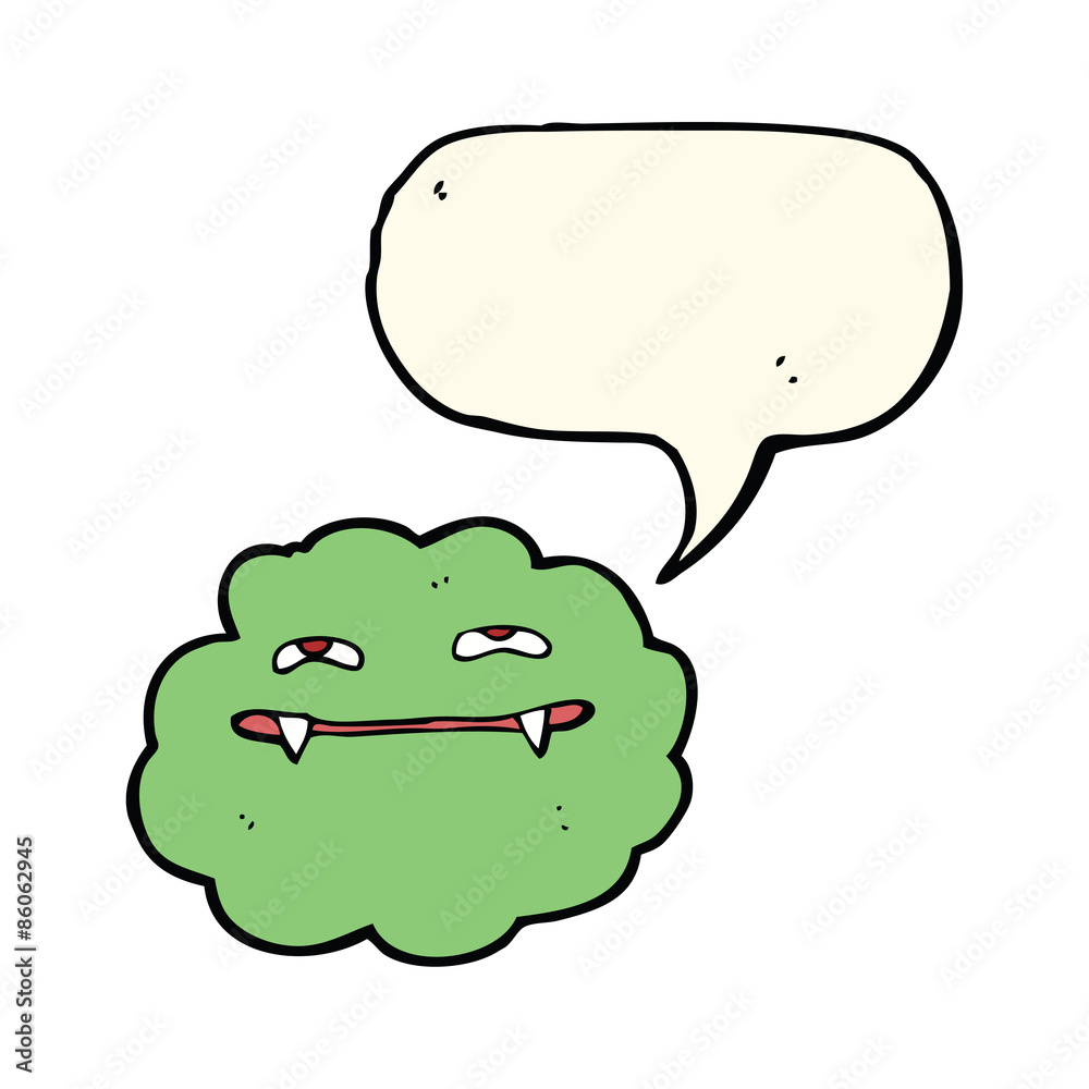 cartoon vampire cloud with speech bubble cartoon vampire cloud with speech bubble