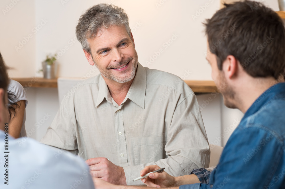 Fototapeta premium Business meeting discussion