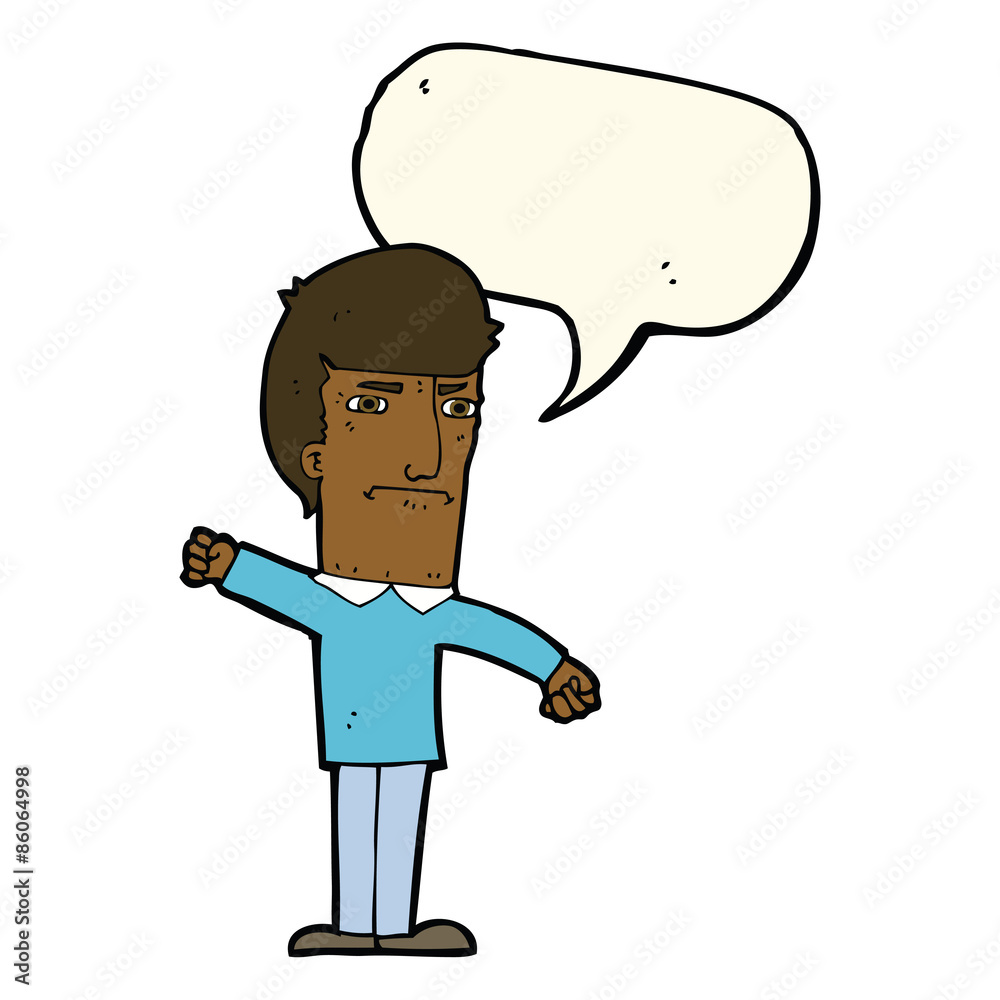 cartoon angry man with speech bubble cartoon angry man with speech bubble