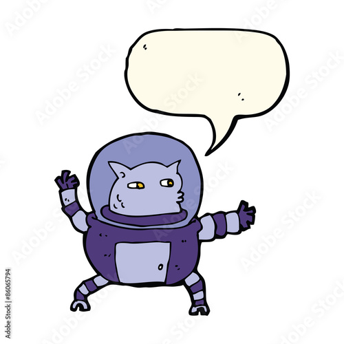 cartoon alien with speech bubble