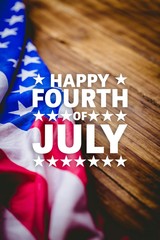 Composite image of happy fourth of july