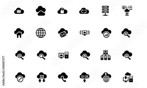 Cloud Computing Vector Icons 2
