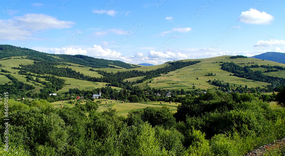 Naklejka premium Unreal mountain landscape