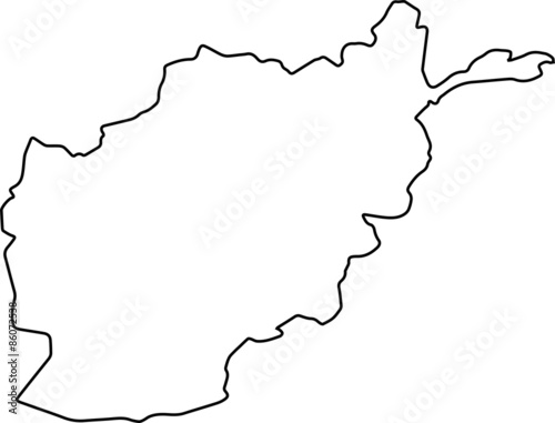 Map of Afghanistan Vector Map