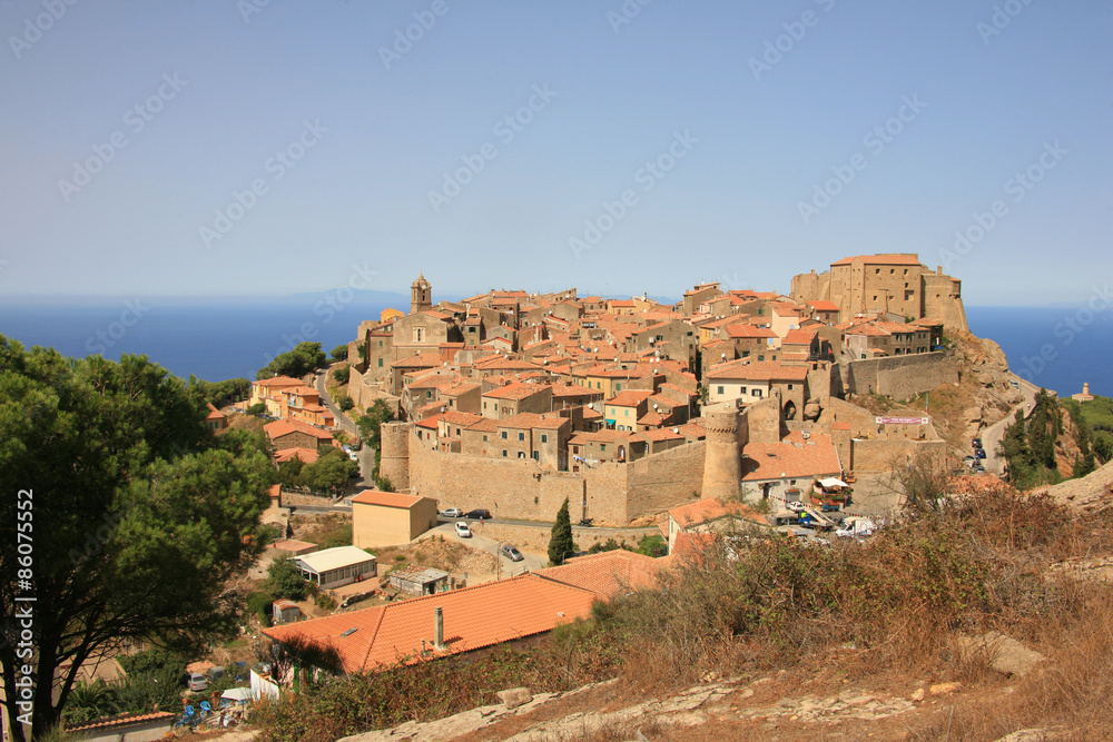 Fototapeta premium Toscana,Grosseto,Isola del Giglio,Giglio Castello.