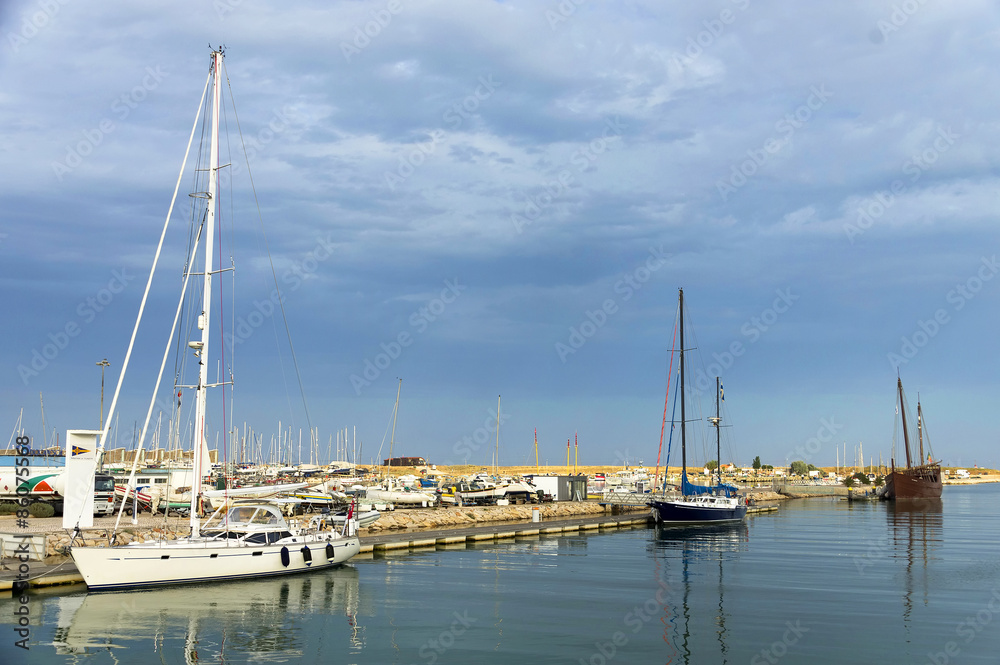 Harbor of Lagos, Algarve, Portugal