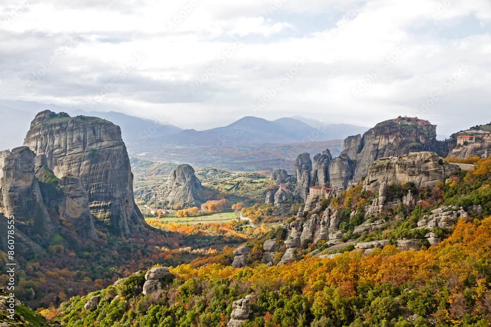 Meteora Rocks and Monasteries in Greece