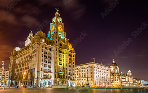 The Royal Liver, the Cunard and the Port of Liverpool Buildings photo