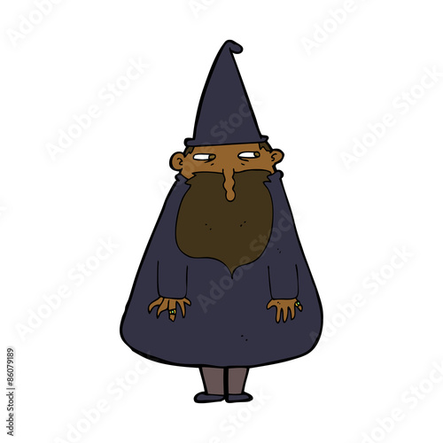 cartoon wizard