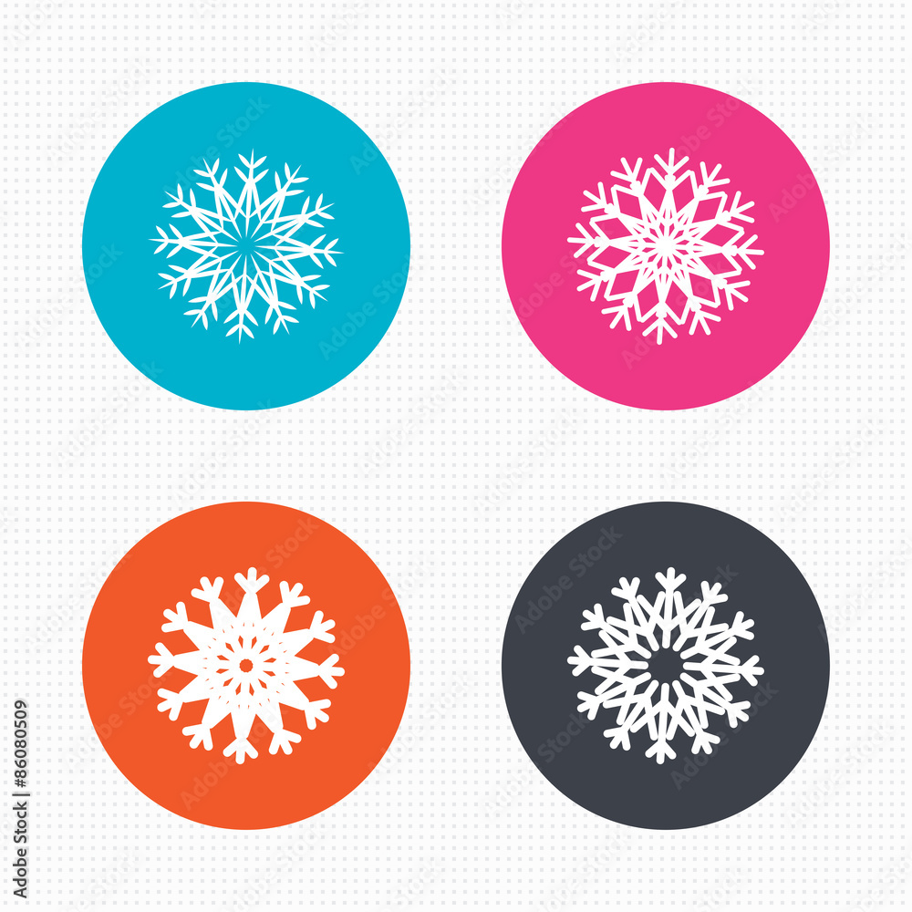 Snowflakes artistic icons. Air conditioning. Snowflakes artistic icons. Air conditioning.