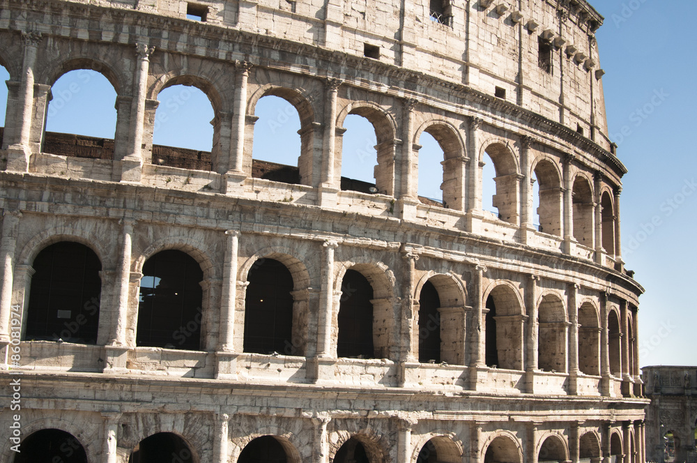 Coliseum during the day