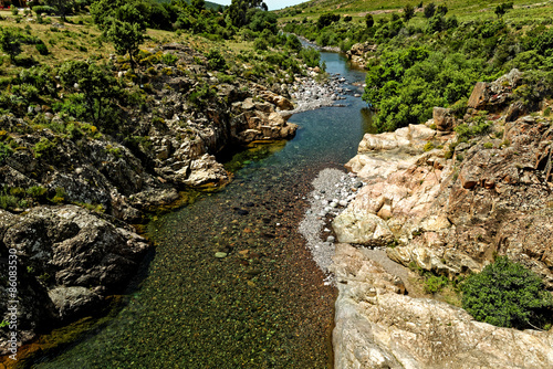 Flusslandschaft auf Korsika 
