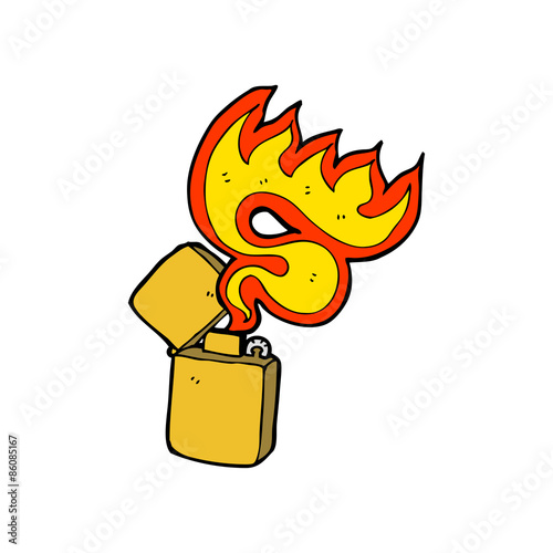 cartoon metal lighter