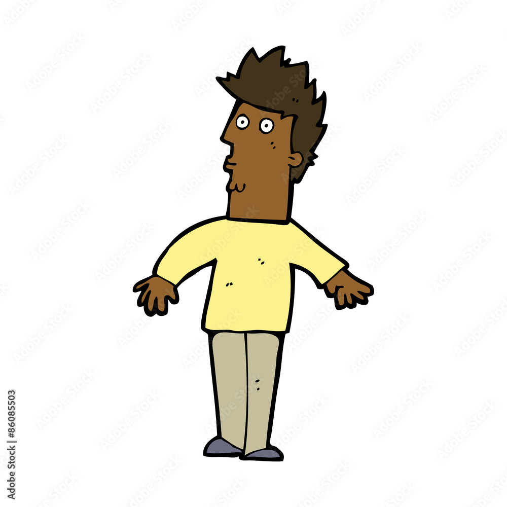 cartoon surprised man cartoon surprised man