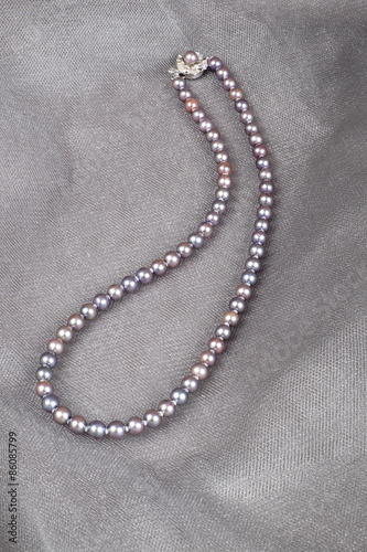 Cultured Black Pearls Necklace