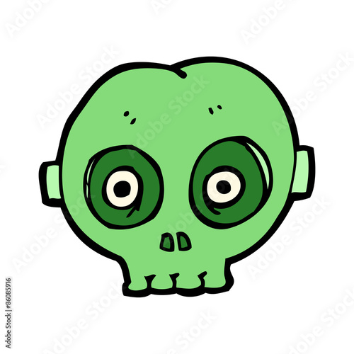 cartoon halloween skull mask
