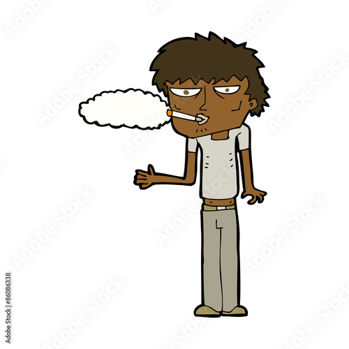 cartoon smoker