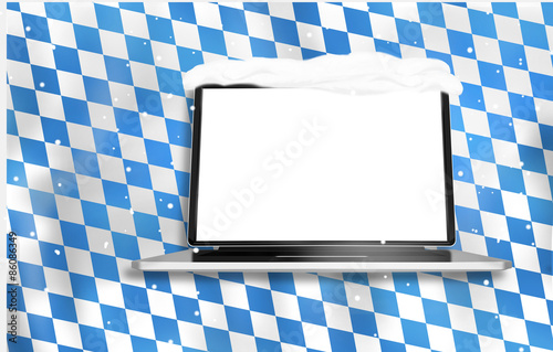 Computer Screen Illustration
