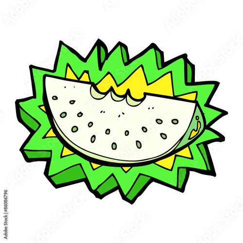 cartoon melon slice
