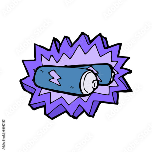 cartoon batteries