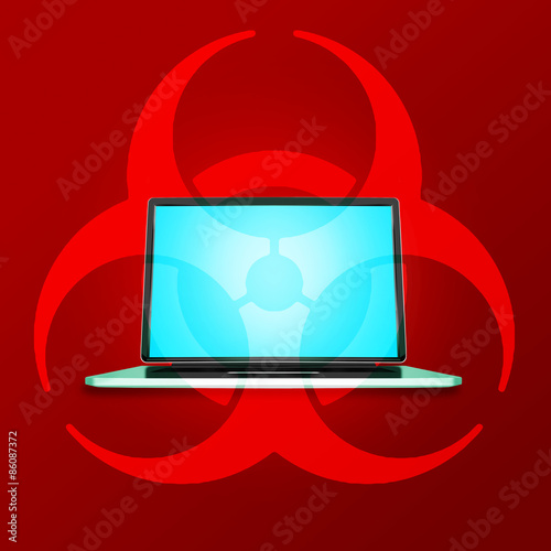 Computer Screen Illustration