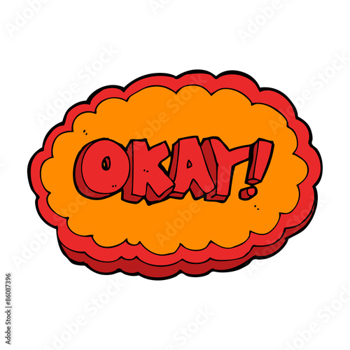 cartoon okay sign