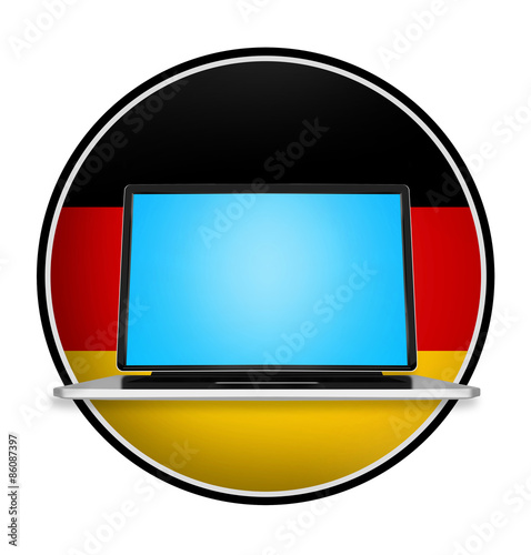 Computer Screen Illustration