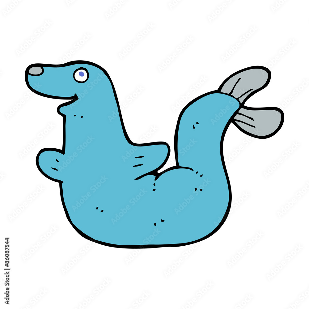 Obraz premium cartoon seal