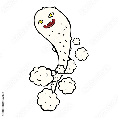 cartoon spooky ghost