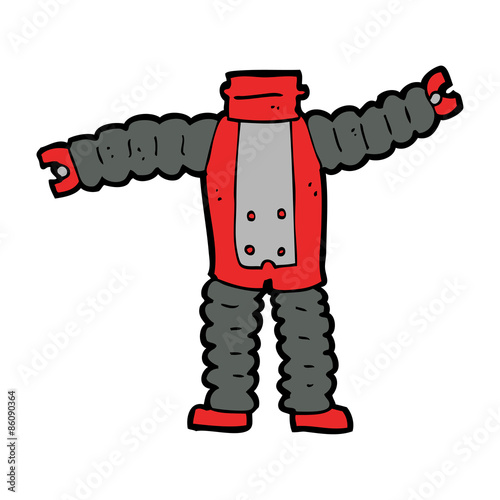 cartoon robot body (mix and match cartoons or add own photos)
