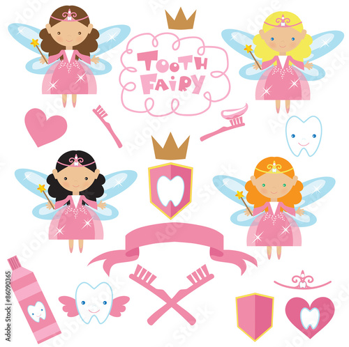 Tooth fairy vector illustration