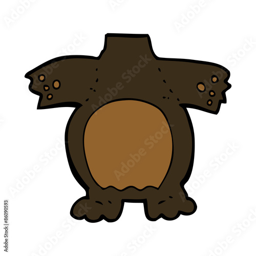 cartoon black bear body (mix and match cartoons or add own photo