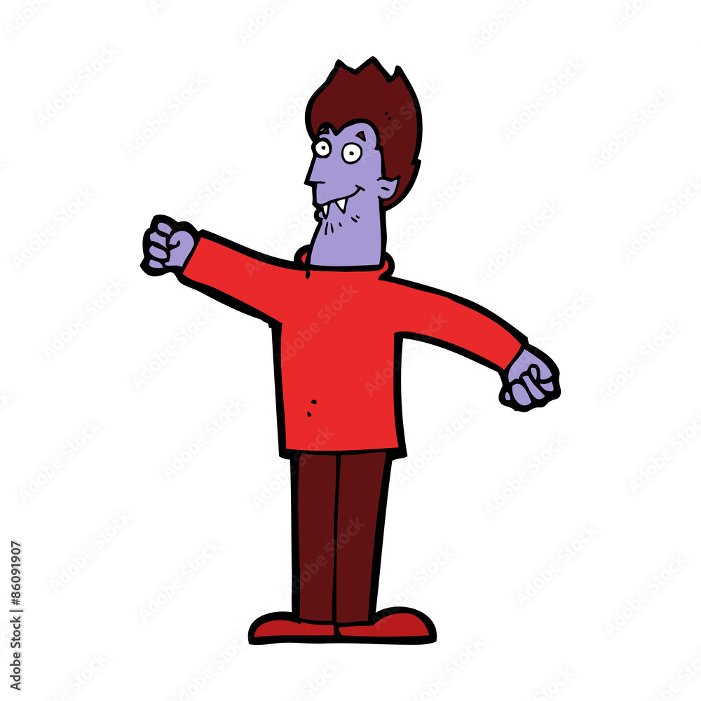 cartoon happy vampire cartoon happy vampire