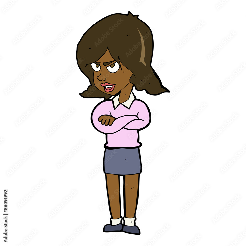 cartoon angry woman cartoon angry woman
