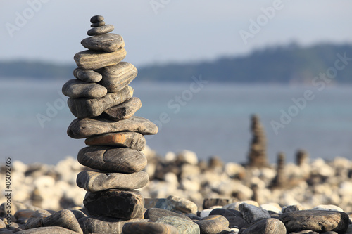 Colorful pebbles