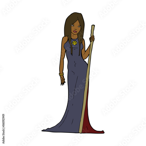 cartoon sorceress