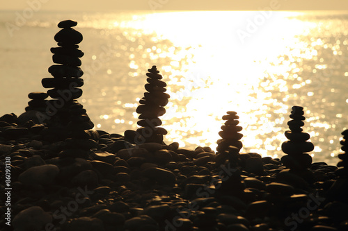 .Twilight An island of smooth polished rocks