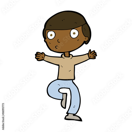 cartoon startled man