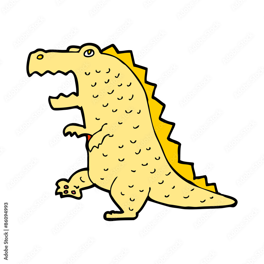 Naklejka premium cartoon dinosaur