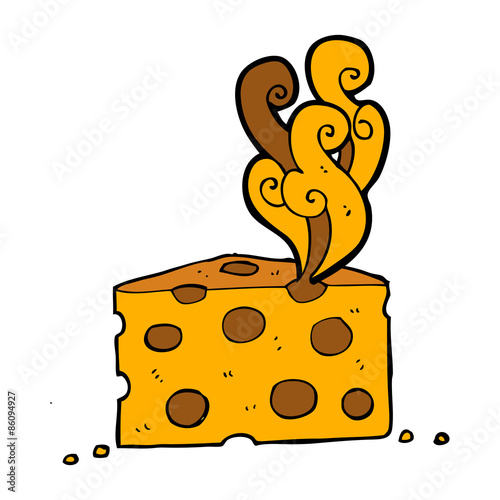 cartoon smelly cheese