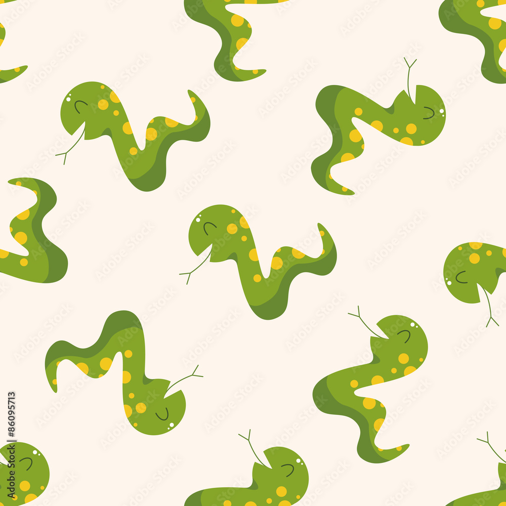 Obraz premium animal snake cartoon , cartoon sticker icon