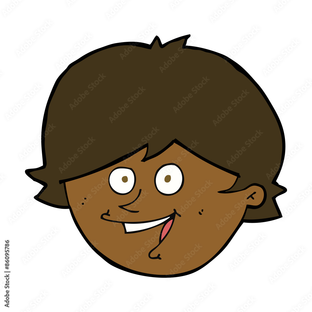 cartoon happy boy face cartoon happy boy face