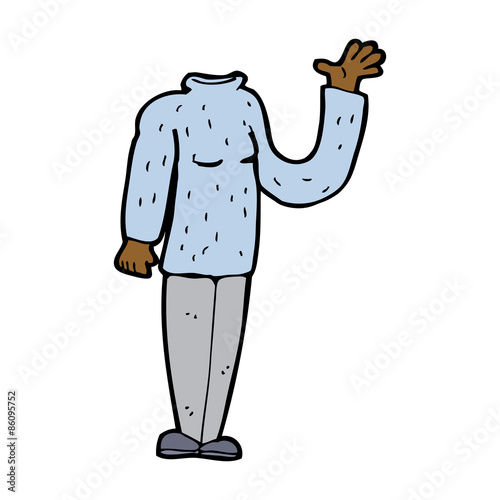 cartoon headless body (mix and match cartoons or add own photo)