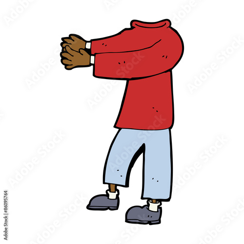 cartoon headless body (mix and match cartoons or add own photo)