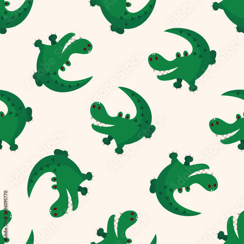 animal crocodile cartoon , cartoon sticker icon © notkoo2008
