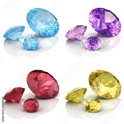 Gems.vector illustration
