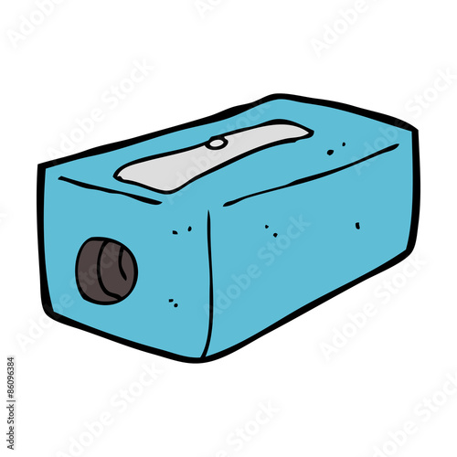 cartoon pencil sharpener