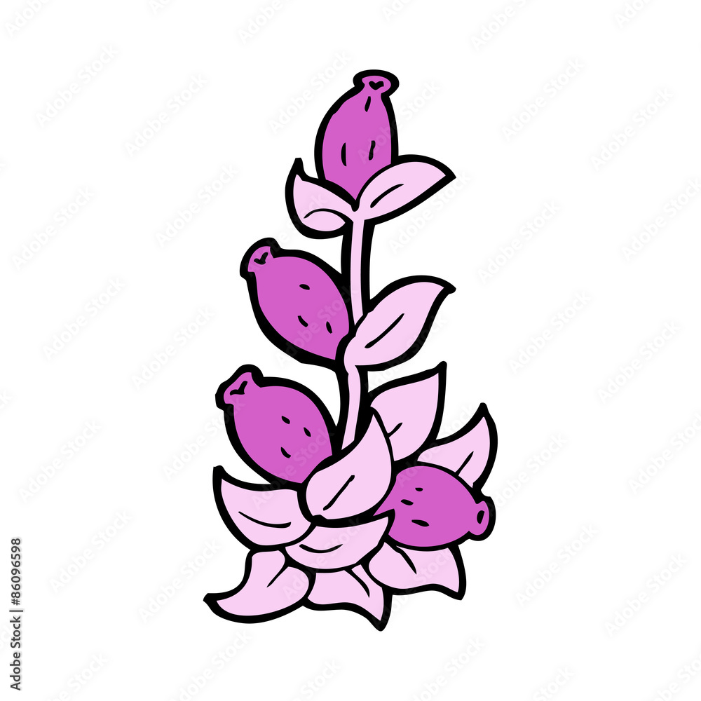 Fototapeta premium cartoon flowers