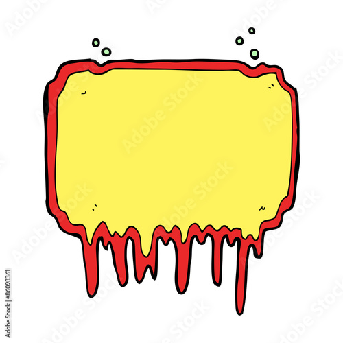 cartoon melting frame